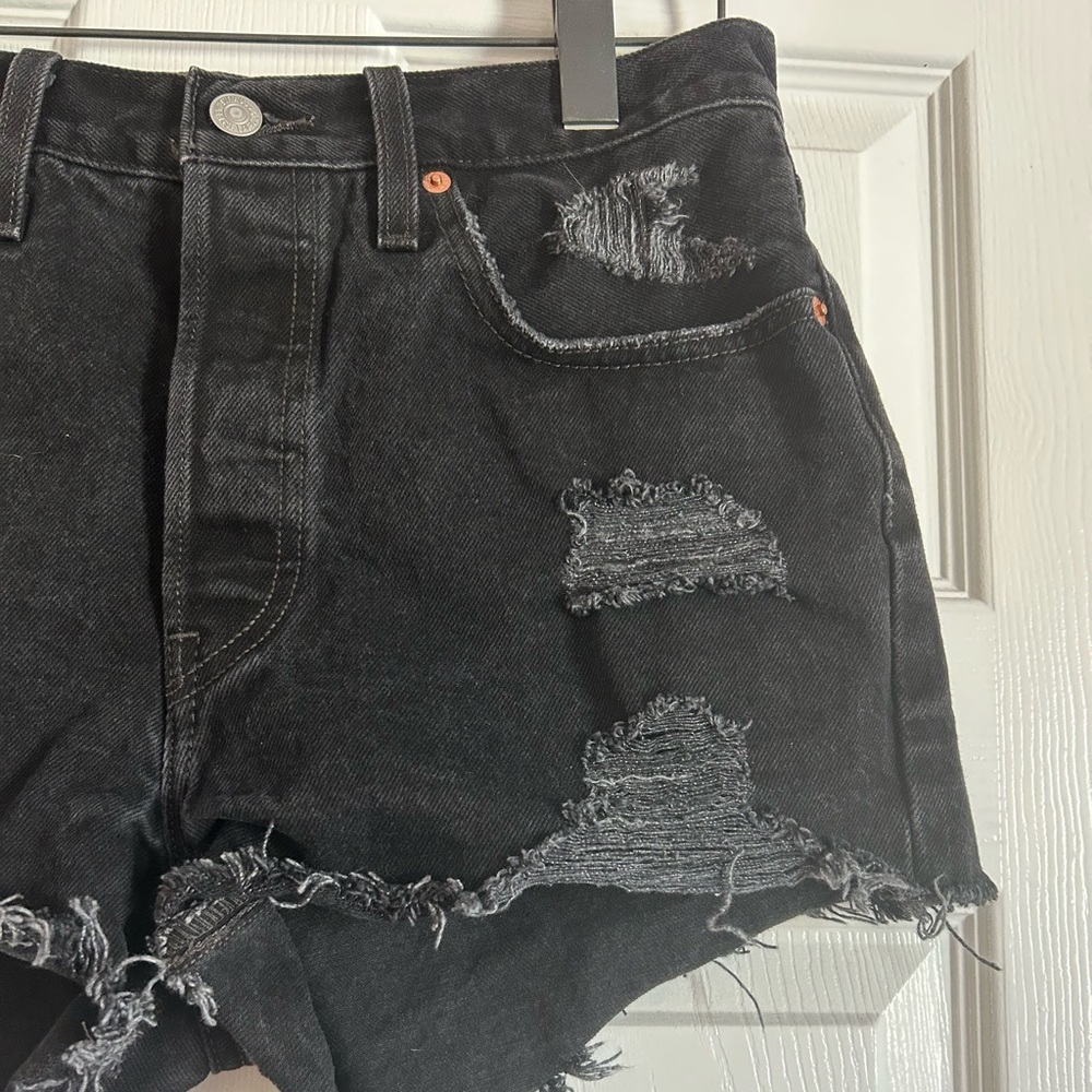 Levi’s 501 High Rise Denim Short - Picture 12 of 13